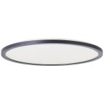 Brilliant Brennan Luce da soffitto Plastica Nero Bianca 18W 2700lm - 827-840 CCT | 420mm - IP44 - A 3 Livelli Dimmerabile