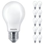 Confezione Multipack 10x Philips MASTER Value LED Bulbo E27 Pera Ghiaccio 3.4W 470lm - 927 Bianco Molto Caldo | Miglior resa cromatica - Dimmerabile - Sostitutiva 40W