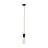 Eglo Luce Pendente Pozueta Acciaio Nero | IP20 - Adatto per 1x E27 
