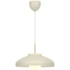 DFTP by Nordlux Latif Luce Pendente Metallo e Vetro Beige | 400mm - Adatto per E14