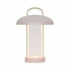 Nordlux Lampada Da Tavolo Mirano Metallo e Vetro Rosa 3W 150lm - 830 Luce Calda -  | A 3 Livelli Dimmerabile