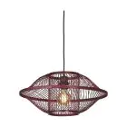 Good&Mojo Luce Pendente Maui Bambù Burgundy S | Adatto per 1x E27 